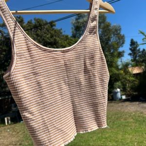 orange stripped tank🔸